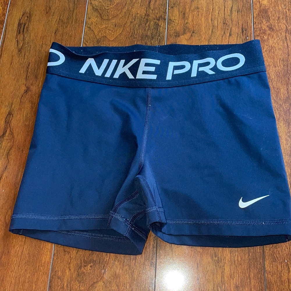 navy nike pro spandex